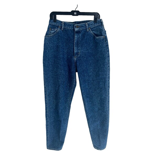 Lee Denim - Women's 90's Vintage Lee High Rise Medium Wash Tapered Leg Jeans Size 16 Med